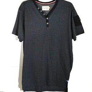HUNTINGTON BEACH CLUB GRAY BLACK TEE SHIRT SIZE XL NWT